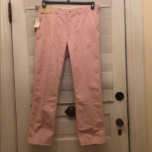 Polo by Ralph Lauren distressed pink pants NWT
